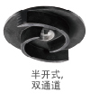 半開式,雙通道